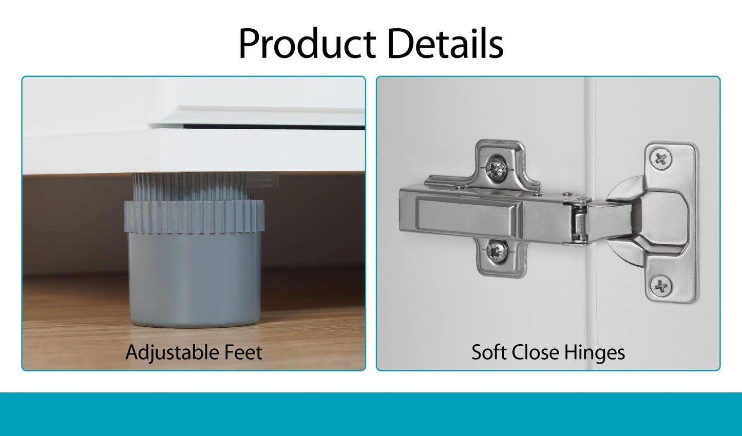 Systembuild Evolution Kendall 36" Utility Storage Cabinet, Black