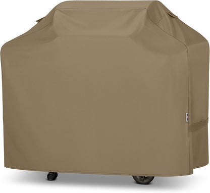 Unicook 55-Inch Grill Cover - Heavy-Duty Waterproof BBQ Protection for Weber & Charbroil Grills | Neutral Taupe