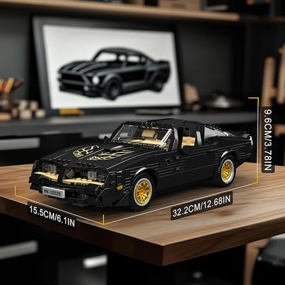 Mould King Classic Supercar Building Set MOC Sport Car Building Blocks Set Home Decoration Model Car Kit Collectible Construction Toys Gift for Teen Adults(1557 PCS)