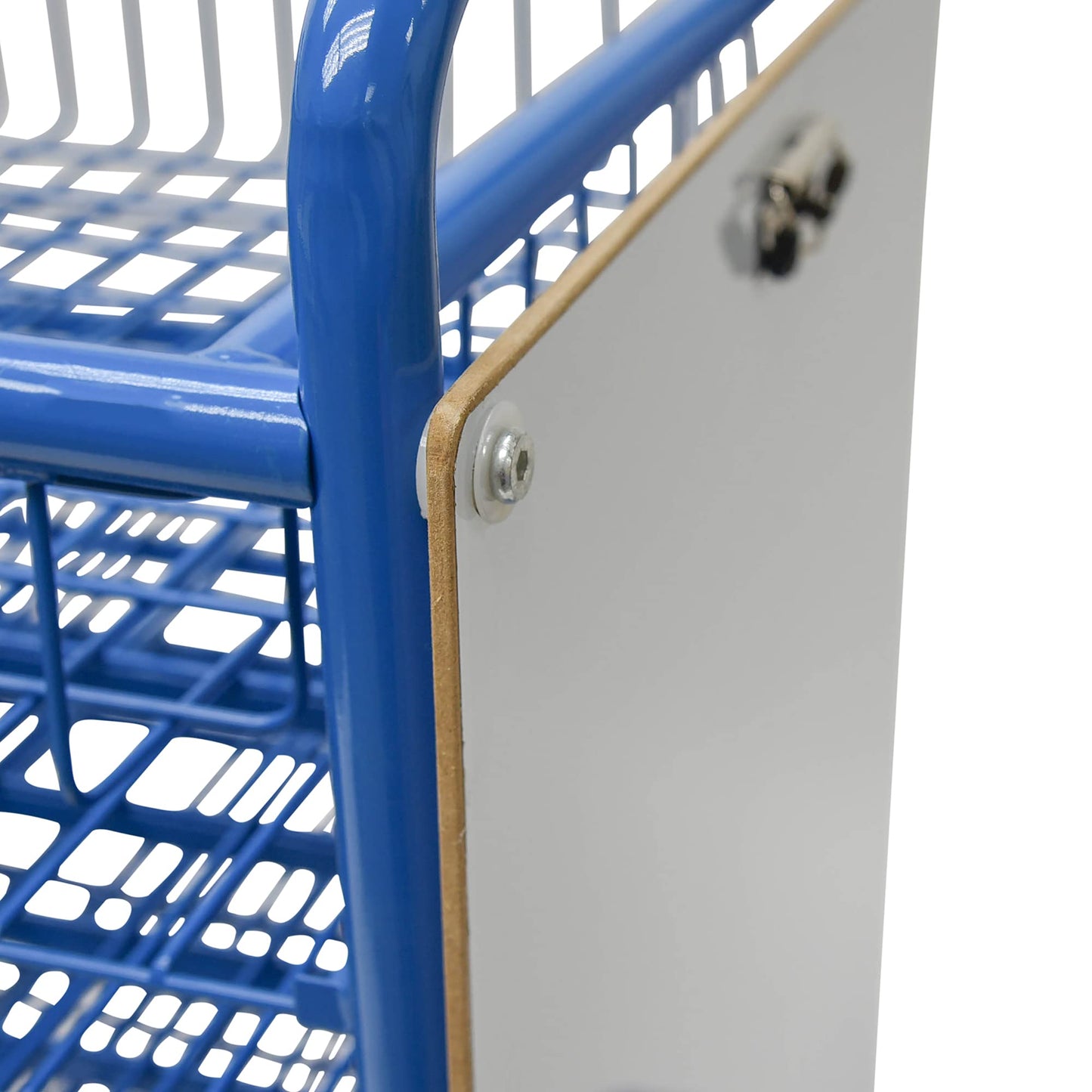 Children’s Factory Mobile Drying Rack for Classroom, Rolling Art Cart Organizer for Kids, Multi-Purpose, Blue