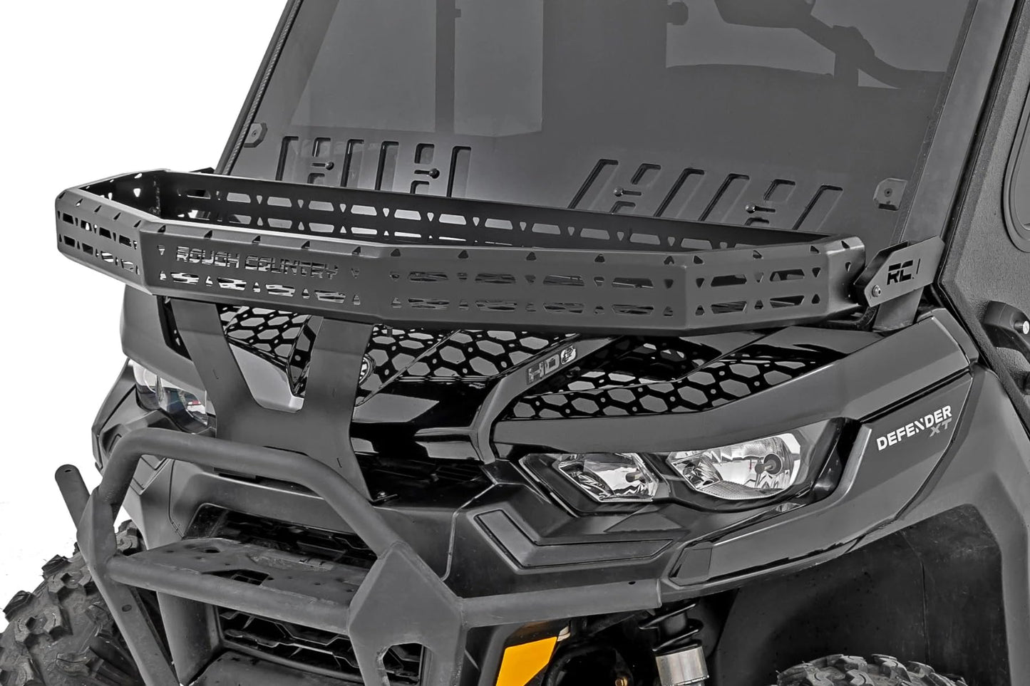 Rough Country Front Cargo Rack for Can-Am Defender HD8/HD9/Max HD10 (2020-2024) - Bolt-on Cargo Rack Kit