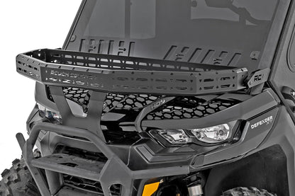 Rough Country Front Cargo Rack for Can-Am Defender HD8/HD9/Max HD10 (2020-2024) - Bolt-on Cargo Rack Kit