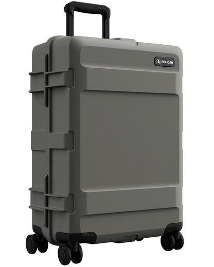 Pelican ATX Luggage Hard Case Luggage with Wheels - Waterproof Hardshell - Medium Size (25 Inch) Check-In Suitcase (Charcoal)