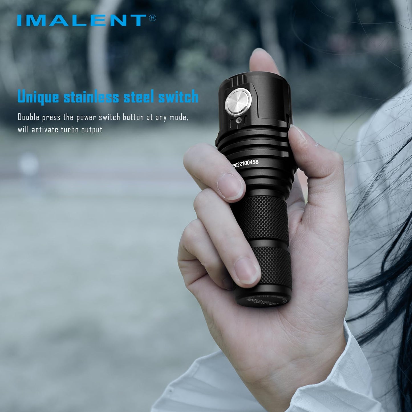 IMALENT MS03 Rechargeable EDC Flashlight, Compact 13000 Lumens LED Flashlight with USB-C Charging, High Output Pocket Flashlight for Outdoor Camping Emergency and Everyday Carry (Warm Light)