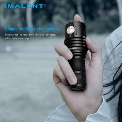 IMALENT MS03 Rechargeable EDC Flashlight, Compact 13000 Lumens LED Flashlight with USB-C Charging, High Output Pocket Flashlight for Outdoor Camping Emergency and Everyday Carry (Warm Light)
