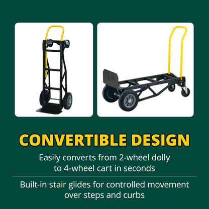 Harper ULT Lite Nylon Dolly, 700 lbs, Black (PGDY8635P)