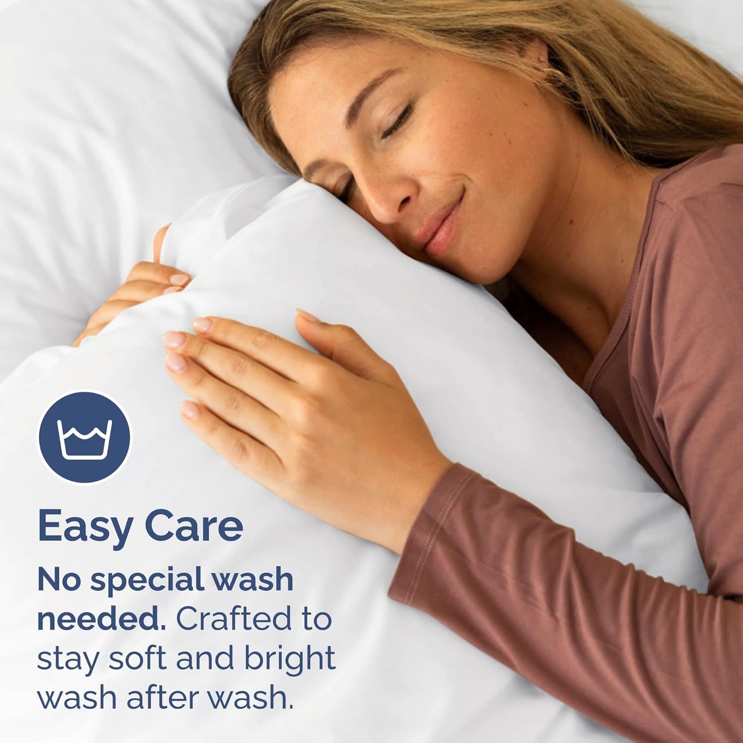 King Pillow Cases by [Brand Name] - Ultra Soft Hotel Quality Covers | Wrinkle-Free & Fade Resistant - 2 Piece Set in White