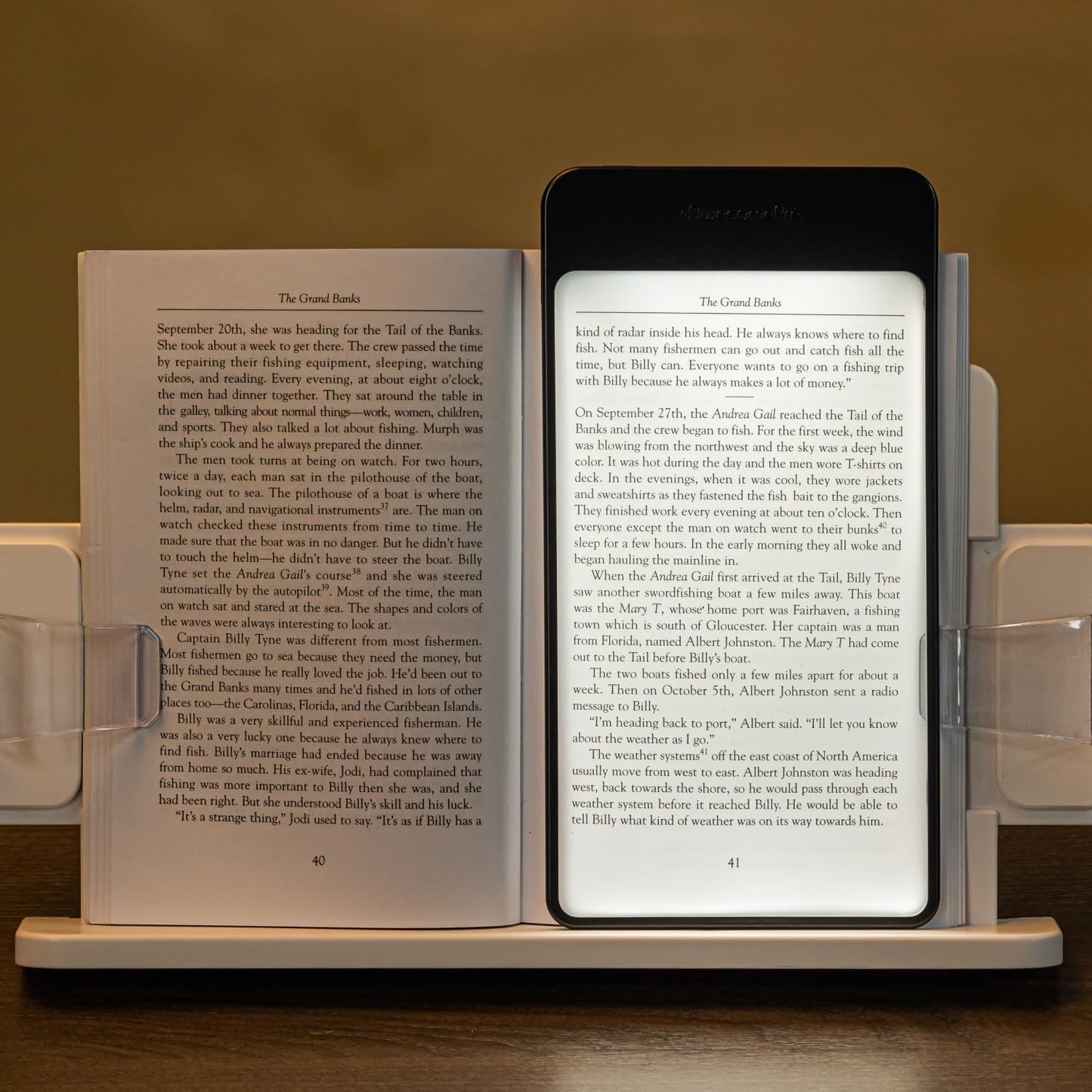 AwesomePre Plus Book Light, LED Reading Light, USB Rechargeable, Warm & Cool Tone, Portable Cordless Lamp for Bedtime Reading