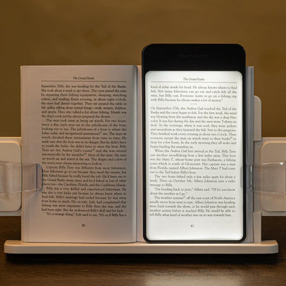 AwesomePre Plus Book Light, LED Reading Light, USB Rechargeable, Warm & Cool Tone, Portable Cordless Lamp for Bedtime Reading