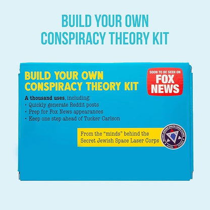 Build Your Own Conspiracy Theory Kit - Funny Fridge Magnet Word Games for Adults (451 Word Tiles)