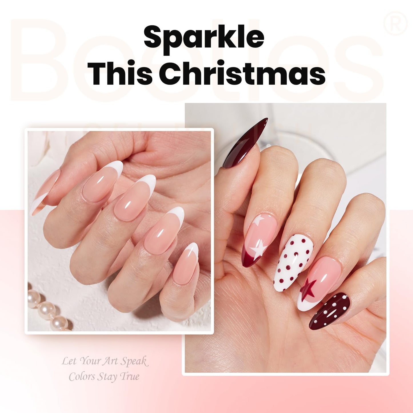 Beetles Builder Gel for Nails-3 Colors 9 in 1 Nail Extension Sculpting Building Clear Nude Pink Hard Gel Kit with Base Top Coat for Pros Women,UV & LED Lamp Cured Needed