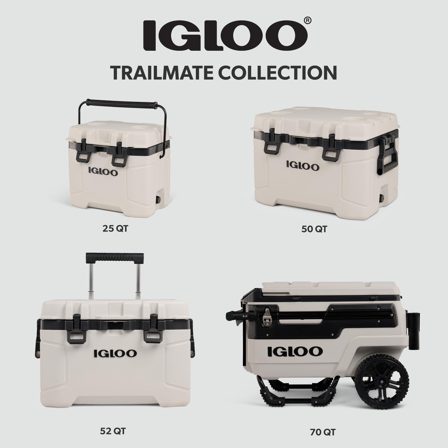 Igloo, Trailmate 50 Qt Cooler, Bone