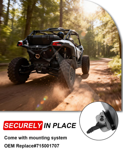 StarknightMT X3 Rear Storage Box, 8GAL Waterproof Cargo Box Compatible with Maverick X3, Outlander (Except 6x6), Renegade, OEM Replace #715004778 w/h Mounting System