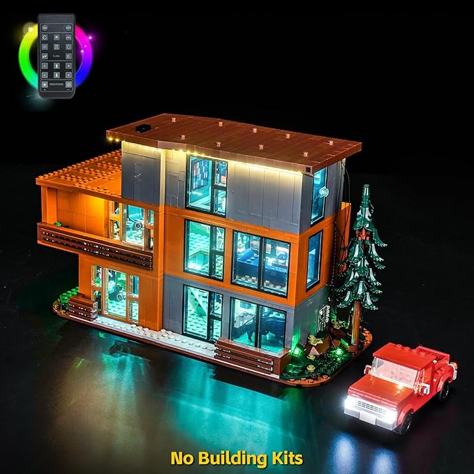 BrickBling LED Light Only Compatible with Lego Twilight The Cullen House 21354 - Lights Only Not Come with Model (RC Version Light)