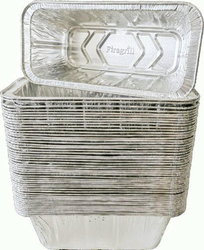 Firsgrill Griddle Grease Catcher Cup Liners - 50-Pack for Blackstone 17" to 36" Griddles | 8" L x 3.75" W x 3" H