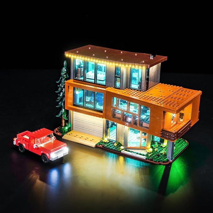 BrickBling LED Light Only Compatible with Lego Twilight The Cullen House 21354 - Lights Only Not Come with Model (RC Version Light)
