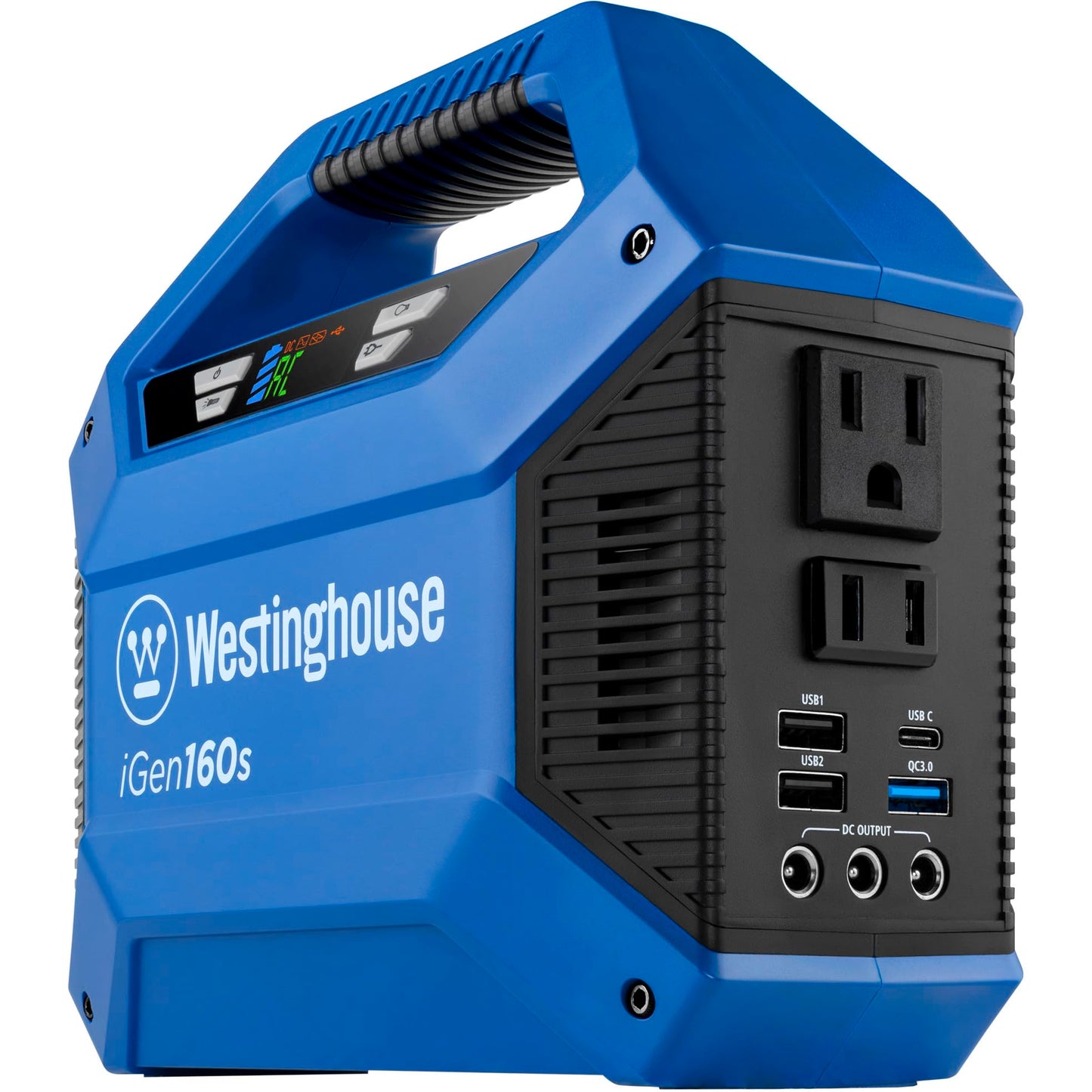 Westinghouse 155Wh 150 Peak Watt Portable Power Station & Solar Generator, Modified Sine Wave AC Outlet, Backup Lithium Battery for Camping, Home, Travel, Indoor/Outdoor Use (Solar Panel Not Included)