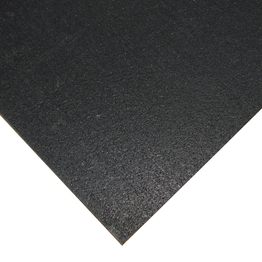 Rubber-Cal Recycled Rubber Flooring Roll - 1/4 in. x 4 ft. x 9 ft. - Black