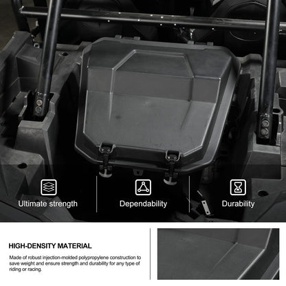 KIWI MASTER Rear Cargo Box for 2014-2023 Polaris RZR XP 1000 900 Turbo, 2020-2026 RZR Trail/S Accessories Replace OEM # 2881193 Waterproof 69 QT Bed Storage Bin