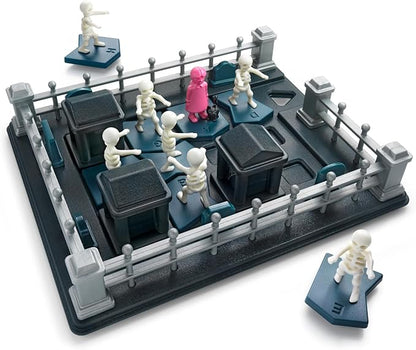 SmartGames Graveyard Shift – Spooky Logic Puzzle Game with 80 Challenges for Ages 8+