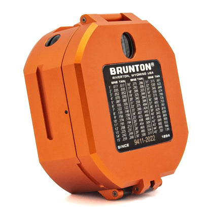 Brunton Standard Transit, Azimuth (0–360°), Orange - Professional Pocket Transit with Clinometer