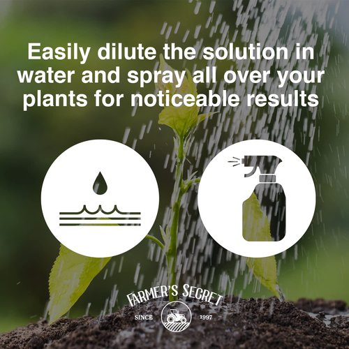 Farmer’s Secret - All-in-One Plant Booster Set | 3 Bottles of Indoor, Outdoor & Fruit Boosters (8 Oz Each)