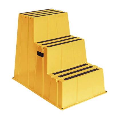 US Weight Yellow Safety Steps – Lightweight & Durable Anti-Slip Step Stools with High Visibility for Home, Office, and Industrial Use