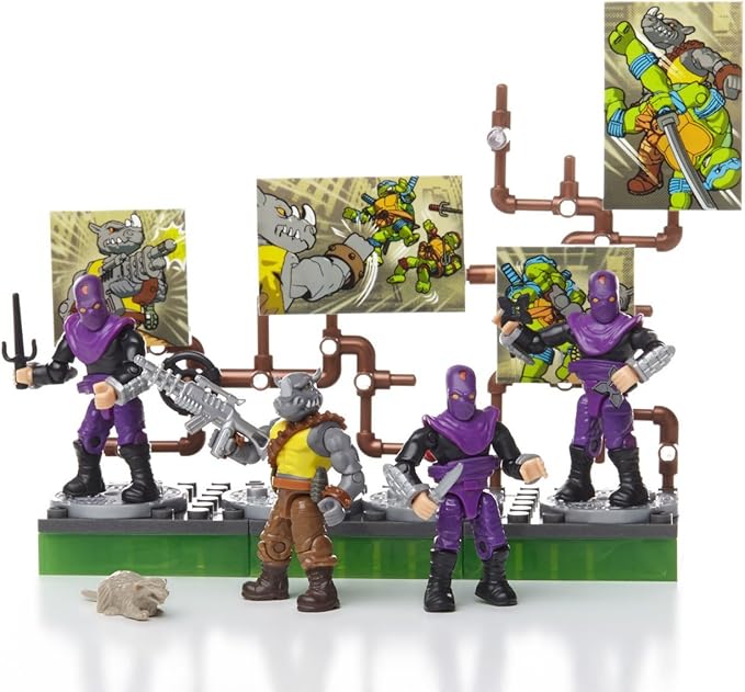 Mega Bloks TMNT Collectors Rocksteady Villain Pack