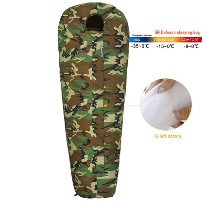 MT Military Army Force Defence 4 & Tropen Patrol Mummy Sleeping Bags with Bivy Cover Compression Sack, Modular Sleeping System 2.0 for Cold Weather,