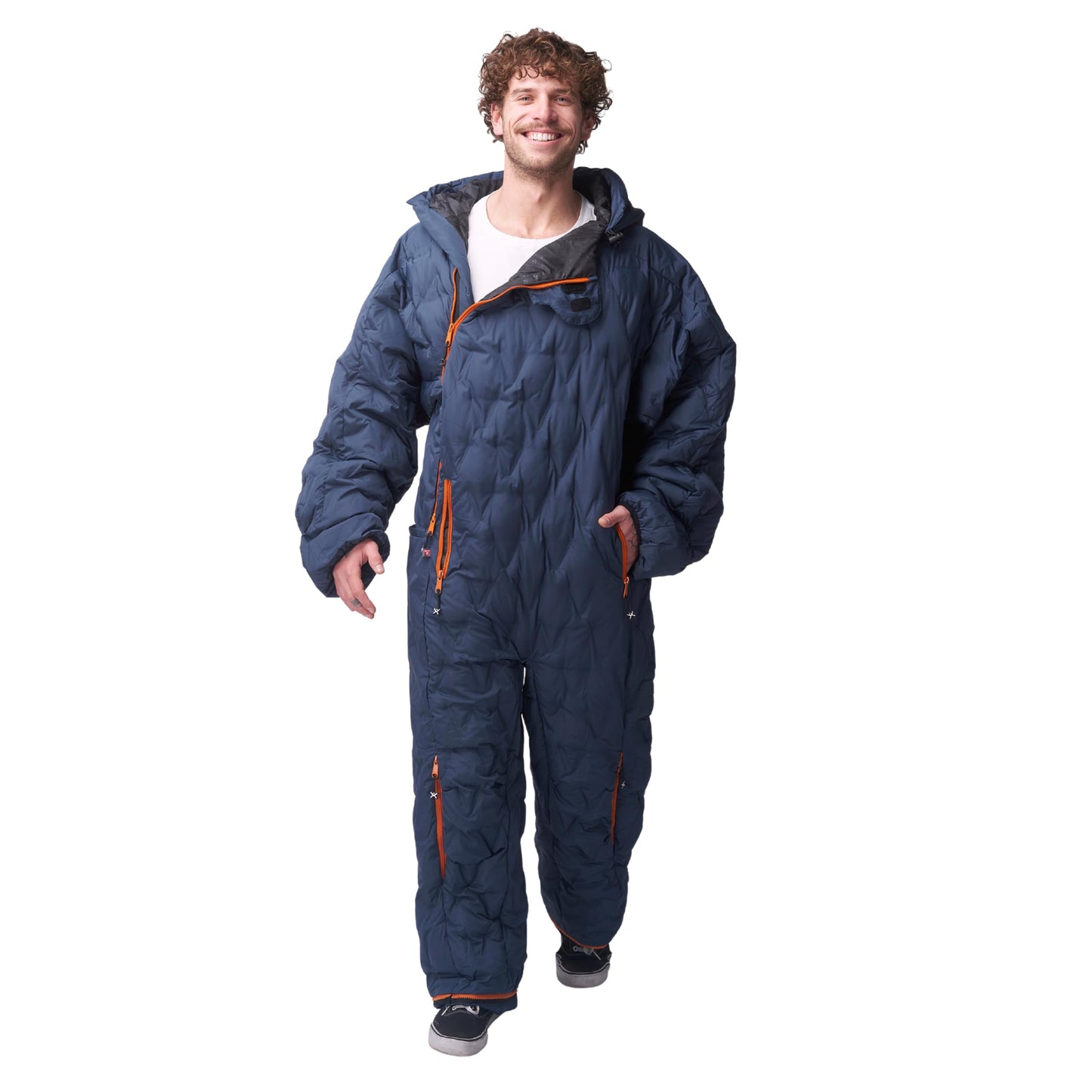 Selk'bag Pro Wearable Sleeping Bag I Outdoor and Indoor Sleeping Bag for Camping, RV Trips, Travelling, Hammocks, Backpacking, Lounging (Blue Navy, Large)