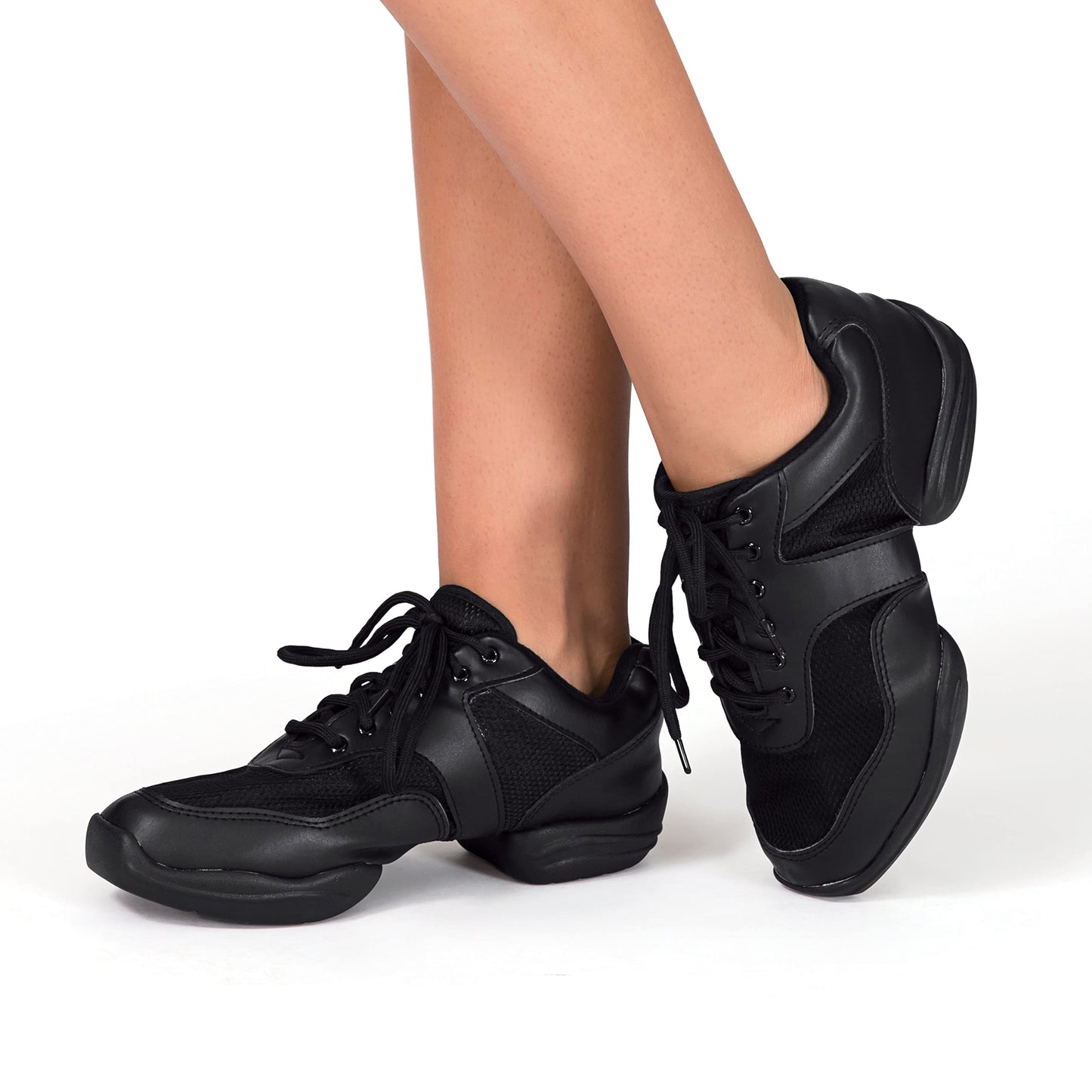 Theatricals Adult Split-Sole Jazz Sneaker Black 08.0 T8000