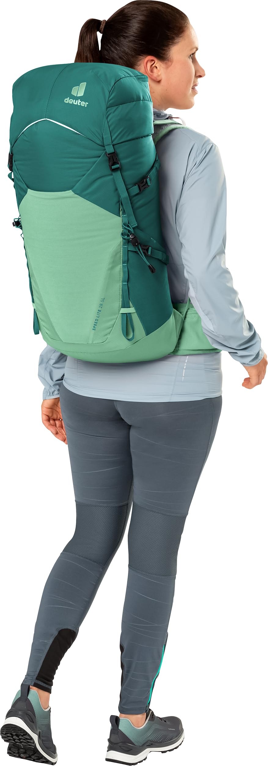 Deuter Speed Lite 28L SL Women’s Fit Hiking Backpack - Seagreen-Spearmint
