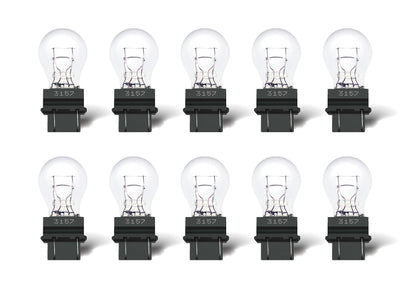 Rafeal Auto 3157 Light Bulb 10 Pack, Automotive Brake & Turn Signal Replacement Bulbs for Cars, Trucks, SUVs