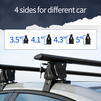 YHAAVALE 55" Roof Rack Cross Bars,Adjustable Aluminum Crossbars Replacement for Cargo Carrier Kayak Bike Snowboard