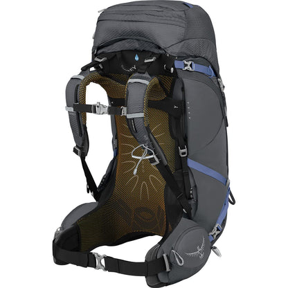 Osprey Aura AG 50L Women's Backpacking Backpack, Tungsten Grey, WXS/S