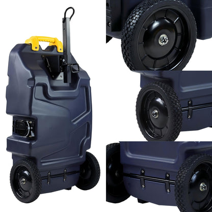Venustank 39 Gallon RV Portable Waste Tank 2 Wheel Tote Tank