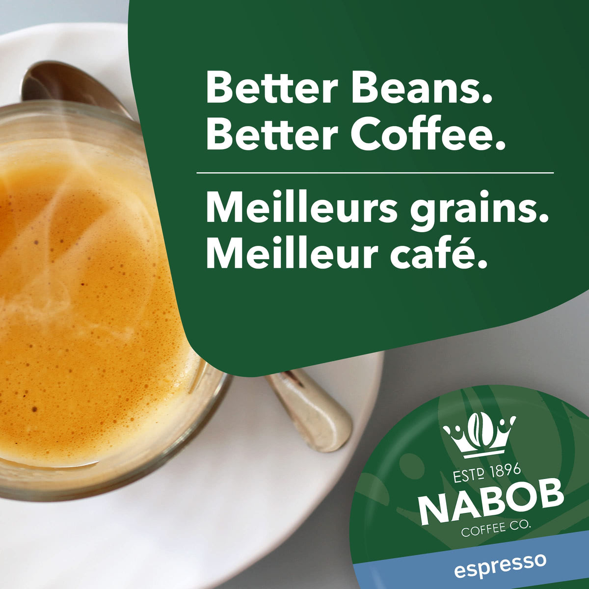 Tassimo Nabob Espresso Coffee - 14 T-discs for Tassimo Coffeemakers - Made in Canada