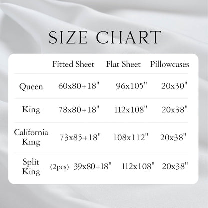 KARISSA MAE King Size Cooling Bamboo Viscose Sheet Set - 100% FSC Certified, Hypoallergenic, Sea Glass