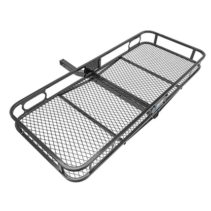 REESE Explore 63153 Rambler Hitch Mount Cargo Carrier, 60 X 24 Inches, Fits 2 Inch Receivers, 500 lbs. Capacity