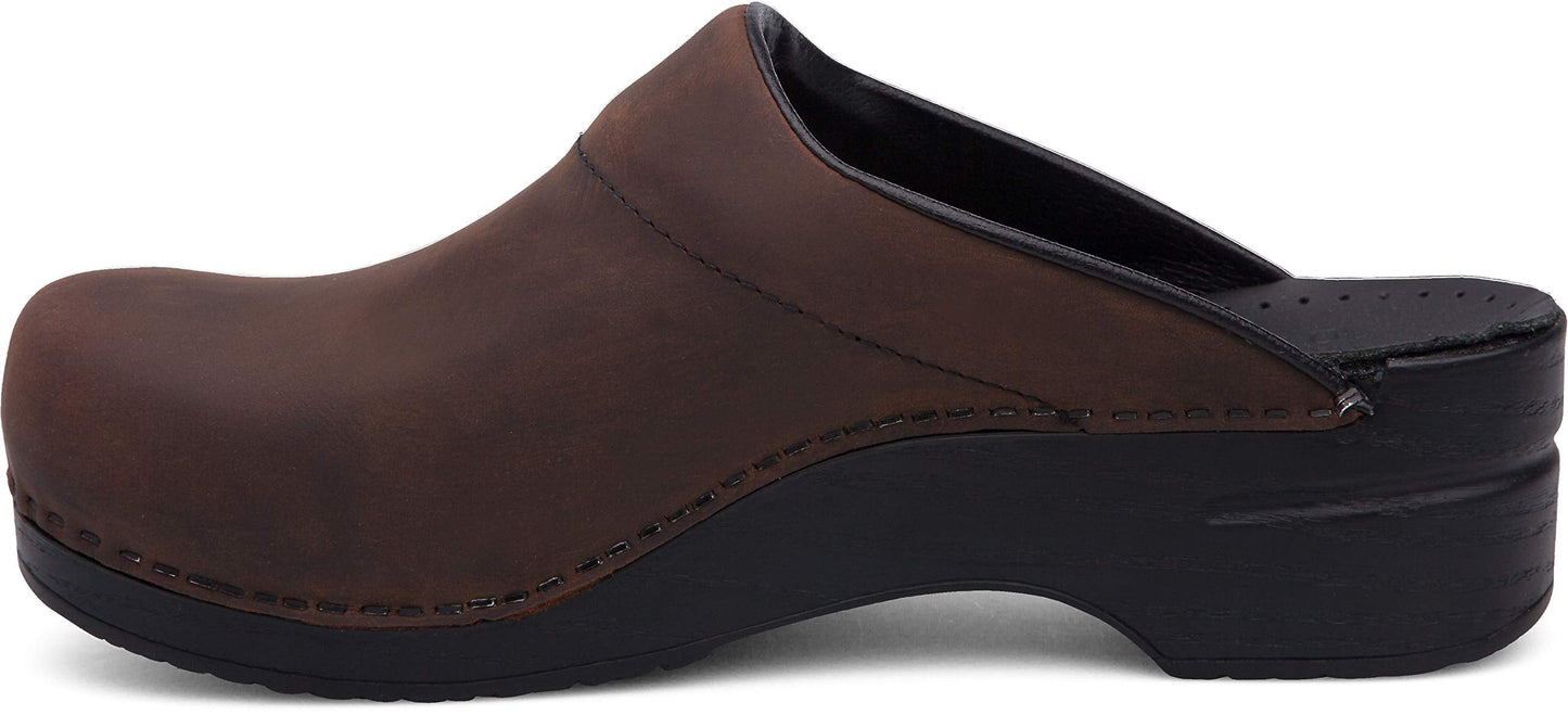 Dansko Men's Karl Antique Brown/Black Sole Mule 12.5-13 M US