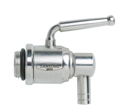 Sansone NSF Stainless Steel Water Dispenser Container with Spigot, 1.32 gallon jug (5 Liter)