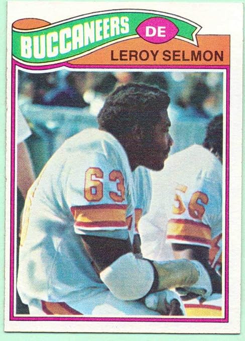 Lee Roy Selmon 1977 Topps Rookie #29 - Tampa Bay Buccaneers Error