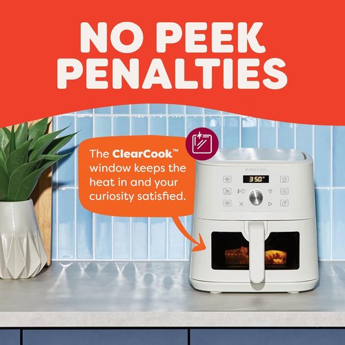Instant Pot VORTEX 6-in-1 Mini Air Fryer - 4Qt with Custom Program Options & Sea Salt Finish