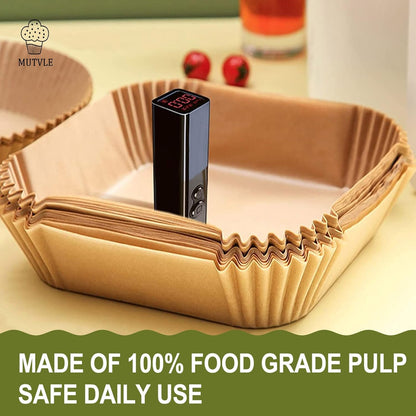 Ninja Crispi Air Fryer Liners - Non-Stick Disposable 125 Pcs for 4-in-1 Portable Cooking System
