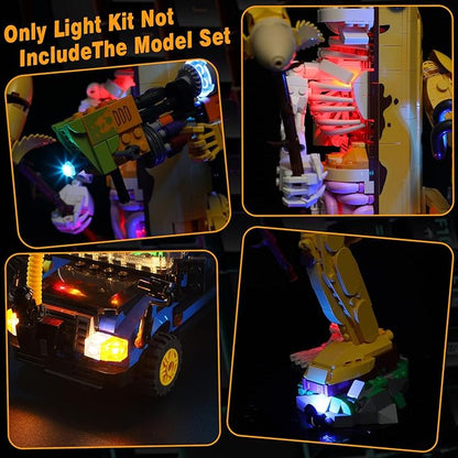 Vaodest Led Light for Lego 77072 Fortress Peely Bone SetDesign and Configuration Compatible with Model 77072(Led Light Only Not Building Block Kit)