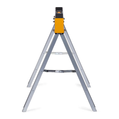 ToughBuilt - Folding Sawhorse/Jobsite Table - Sturdy, Durable, Lightweight, Heavy-Duty, 100% High Grade Steel, 1100lb Capacity, Easy Carry Handle - (TB-C300) - 1 Pack