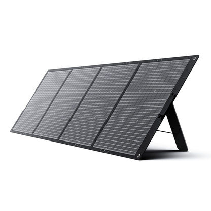 GROWATT 200W Portable Solar Panel for Power Station, 24V Foldable Solar Charger with Adjustable Kickstands, Universal Connector, Water & Dustproof for Outdoor Camping RV Off Grid System