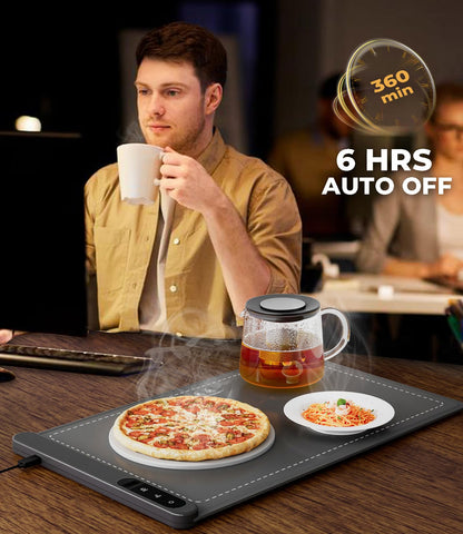Food Warming Mat for Buffet, Upgrade Graphene Warming, 6 Level Adjustable