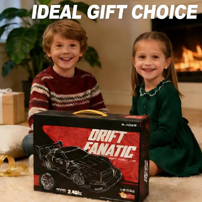 RC Drift Car 1:16 Scale Drifting RC Cars 2.4GHz 4WD RC Race Car 40km/h High-Speed Remote Control Drift Car Vehicle Racing Sport Toy Easter Basket Stuffers Gift for Boys Girls Kids(Purple)