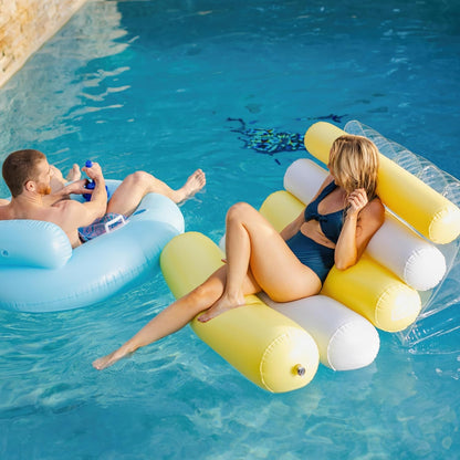 Comfy Floats Motorized Pool Float - Includes Motorized Propeller with 360º Operation and Cup Holder - 12V Motorized Pool Tube for Pool and Lake - Large Enough for Adults